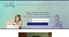 Desktop Screenshot of liveyourdivinity.com